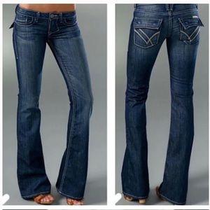 William Rast Belle Flare jeans size 28 Y2K Classic Retro Bootcut Western Cowgirl